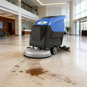 Nettoyeur de sol électrique de haute qualité, compatible avec les sols en carrelage, nettoyeur de sol à conducteur marchant, machine à laver les sols d'usine - Product Image 4