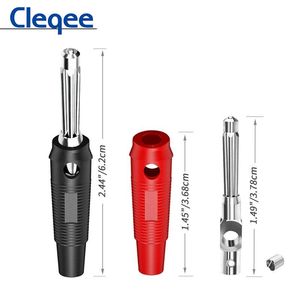 Cleqee <span class=keywords><strong>P3008</strong></span> 4mm Prise banane à courant élevé en cuivre Prise banane Jack pour haut-parleur Amplificateur Sondes de test - Product Image 2