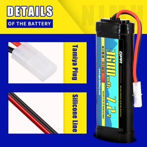 充電式スクエアNi-Mh <span class=keywords><strong>7.2</strong></span> V AAバッテリー<span class=keywords><strong>7.2</strong></span>ボルト3600mAh 1200mAh <span class=keywords><strong>Nimh</strong></span>バッテリーパック - Product Image 4