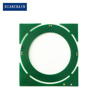 Grande étiquette ronde RFID passif à longue portée, 13.56MHz, lot de 50 pièces, PCB, NFC, industriel