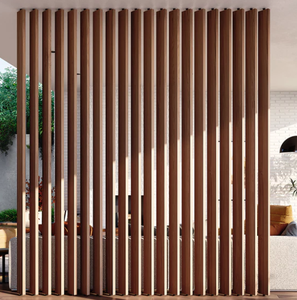 Hot <strong>Design</strong> Living Room Simple Modern Entrance Decor <strong>Wall</strong> <strong>Partition</strong> Room Divider Wood Slats Screen <strong>Partition</strong> Post - Product Image 2