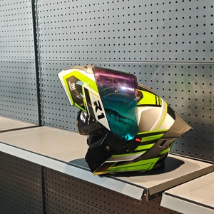 新しいAXK ABSオートバイフリップアップヘルメットデュアルバイザー認定取り外し可能な裏地付き女性用 - Product Image 4