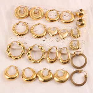 Modernos Pendientes de Plata de Ley con Moissanita en Forma de Gota de Agua, Chapados en Oro y Rodio - Product Image 4