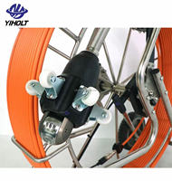 Caméra d'inspection des canalisations YIHOLT 60m HD CCTV auto-nivelante pour inspection professionnelle des drains