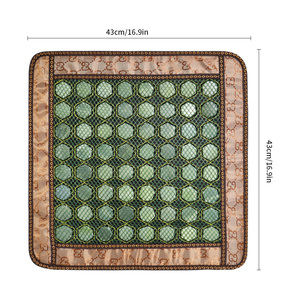 Cojín de masaje de jade natural con piedra de germanio y colchón de turmalina, cojín de cama de fisioterapia para aplicación corporal - Product Image 2