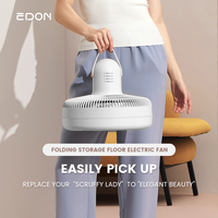 Ventilateur sur pied pliable 16 pouces, ventilateur électrique sans fil pour maison, bureau, circulation d'air portable, ventilateur sur pied DC