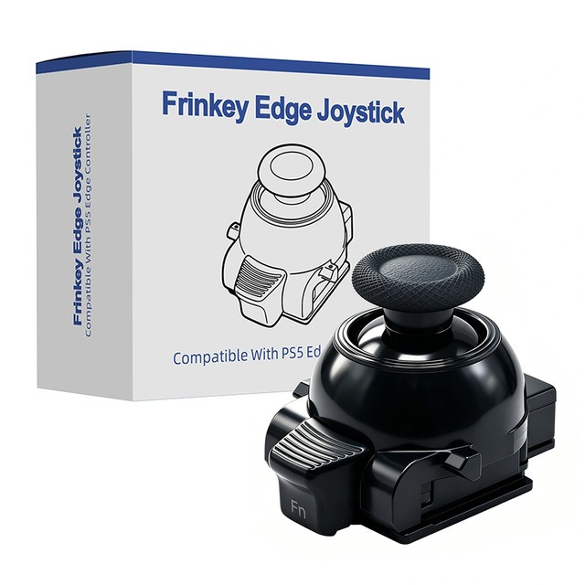 TMR Analog Joystick Module with Replacement Thumbstick Caps Repair Kit for Play 5 Edge Game Controller Tension-Adjustable