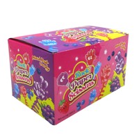 Snacks Grappige Nieuwe Zoete Harde Lollipop Mix Fruit Smaak Springende Snoepjes Knisperende Snoepjes Doos Meerkleurig Cartoon Vorm