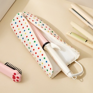 Bolsa de Almacenamiento para Rizadores de Pelo Color Crema, Gran Capacidad, Resistente al Calor, Organizador para Planchas y Herramientas Calientes, Ideal para Viajes - Product Image 2