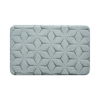 Tapis de bain en mousse à mémoire de forme écologique, antidérapant, absorbant l'eau, moderne, en fausse fourrure de lapin, tapis de salle de bain en peluche, séchage rapide, lavable en machine