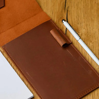 Porte-Billets et Porte-Reçus en Cuir Véritable, Porte-Service Manuel et Porte-Reçus Tendance pour Serveurs, Housse de Menu de Luxe pour Restaurants et Hôtels