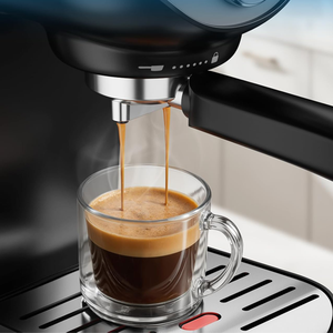 Cafetière expresso avec mousseur à lait à vapeur, contrôle de la température de la pompe à 20 bars, pour cappuccino fait maison, latte, cadeau de Noël - Product Image 3