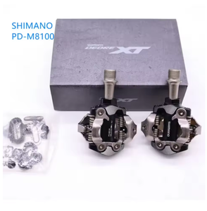 Pedales <span class=keywords><strong>SHIMANO</strong></span> XT <span class=keywords><strong>PD</strong></span>-M8100 Confiables - Diseño de Doble Cara para Todo Clima, para Bicicletas de Cross Country, Piezas para Bicicletas de Carretera - Product Image 4