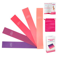Nouvelles bandes de boucle de résistance élastique bande d'exercice de Yoga Gym Home Fitness Workout Stretch Mini Band