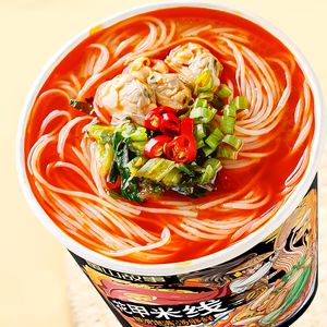 Fideos de arroz con ajo y almejas, fideos de arroz, Cubo de cerveza instantánea en taza, embalaje de fideos instantáneos, fideos finos - Product Image 4