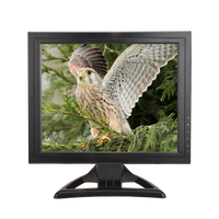 Fabrication professionnelle Moniteur CCTV LCD HD 15 pouces avec entrée BNC Moniteur de test CCTV