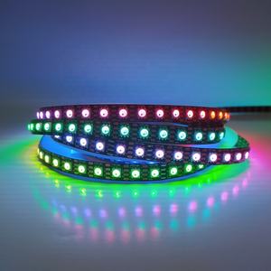 Lampu <span class=keywords><strong>Strip</strong></span> LED RGB Digital Pixel Ajaib Individual Addressable Ws2815 DC12V 60led 96led 144led - Product Image 4
