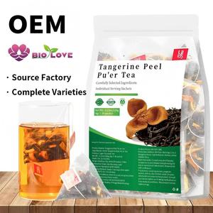 天然みかん皮プーアル茶ティーバッグ 消化器系の健康をサポート 豊かな風味 30袋 工場直送 ハーブティー - Product Image 6