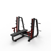 Banc de musculation plat professionnel stable pour presse pectorale, idéal pour la salle de sport et l'entraînement à domicile