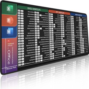 Photoshop <span class=keywords><strong>PPT</strong></span> WORD EXCEL CAD AI CorelDraw Tapis de bureau Clavier Raccourci Tapis de souris - Product Image 3