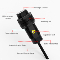 EA-T11 Sensor Saklar Fotolistrik Penginderaan Inframerah Universal Tahan Air Deteksi Kedekatan Otomatisasi Pabrik Fotocell