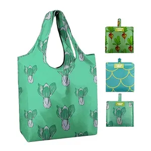 Custom Reusable Grocery Sea Turtle Foldable Turtle Large Reusable Cute recycled Bulk Cloth Gift Shopping Bags