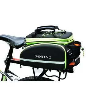 Waterproof Bike Trunk Bag Multifunction Bike Saddle Bag Rack Saddle Bag for Bicycle Cargo 20L-35L