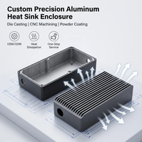 Boîtier personnalisé en alliage d'aluminium moulé sous pression de précision, tolérance de 0,05 à 0,1 mm, certifié ISO9001, pour l'électronique Carrey Ringer