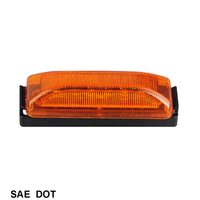 Feu de gabarit et de positionnement LED 4" x 1" pour remorque, feu de gabarit latéral LED pour camion et remorque, conforme SAE/DOT/FMVSS108