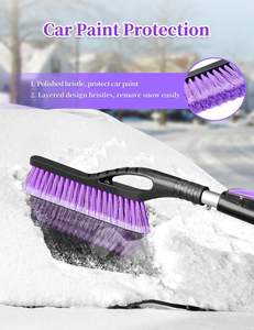 Vente d'usine, diverses brosses à neige et grattoirs à glace extensibles largement utilisés pour les voitures, <span class=keywords><strong>brosse</strong></span> avec poignée en mousse - Product Image 4