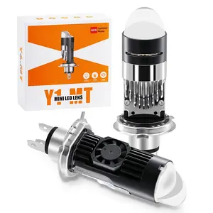 Sistema de Iluminación Automotriz para Motocicleta Tipo Y1 MT H4 Moderno, Lente de Proyector Bi-LED H4 con Luz Láser, Faro LED para Motocicleta - Product Image 1