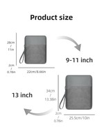 Étui universel pour tablette 7,9 pouces en PU imperméable, vente en gros 2026, pour Macbook, iPad, PC, ordinateur portable, sac souple