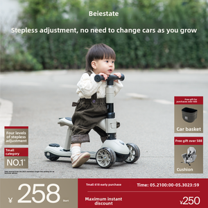 Monopattino Elettrico Pieghevole Portatile in Lega di Alluminio con Batteria al Litio per Ragazze 6-10 Anni, Ammortizzato, Ideale per il Pendolarismo - Product Image 3