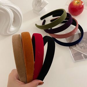 <span class=keywords><strong>Bandeau</strong></span> de cheveux mignon pour femmes d'automne et d'hiver doux simple velours large cheveux en <span class=keywords><strong>bandeau</strong></span> de couleurs unies - Product Image 1