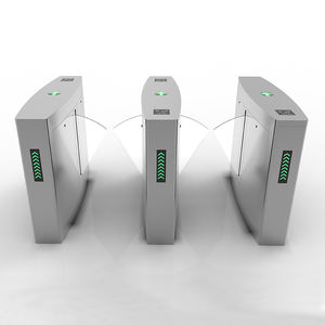 Barrière de tourniquet à rabat de sécurité à hauteur de taille de contrôle d'accès d'empreintes digitales de haute sécurité pour la salle de sport et le fitness - Product Image 4