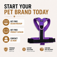 Harnais tactique pour chien, léger, rembourré, durable, avec boucle en métal pour chiens
