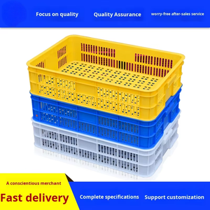 Thùng nhựa PP nông nghiệp chịu lực, dùng được cho trái cây rau quả, có thể tái chế, xếp chồng được, có lưới thông gió - Product Image 3