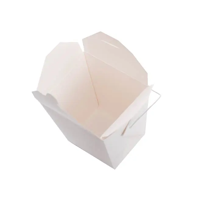 Malásia caixa de macarrão de papel recipiente de alimento descartável