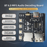 DC 5V BT 6.0 MP3 Papan Dekode Audio Modul Penerima Audio Mendukung AAC Mendukung Penyetelan Online Antarmuka Tipe C