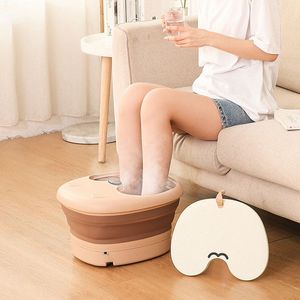 Rodillos de masaje automáticos con calefacción por vibración plegable, masajeador eléctrico de baño de pies, desintoxicación iónica, máquina de Spa para pies - Product Image 2