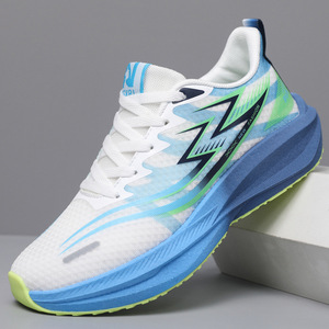 Chaussures de sport unisexes pour le printemps et l'automne, haute élasticité, absorption des chocs, respirantes, chaussures de course décontractées, chaussures de course en mesh pour l'extérieur - Product Image 4