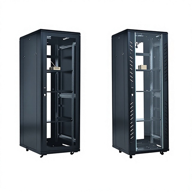 Network Server Cabinet 1m/1.2m 2m 42U/22U/32U/18U Monitoring Switch Hebei in Stock