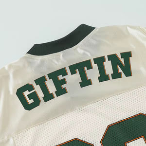 Maillot de hockey Boxy personnalisé Maillot en maille de football américain vierge vintage imprimé surdimensionné - Product Image 4