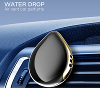 Accessoires d'intérieur de voiture Logo personnalisé Rafraîchisseur d'air de voiture en alliage métallique Porte-parfum de voiture Diffuseur de parfum