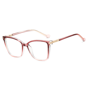 Partagas Cat Eye TR90 CP Spring Bisagra Glitter Powder Anti Blue Light Gafas Montura <span class=keywords><strong>de</strong></span> gafas ópticas Gafas para mujeres - Product Image 3