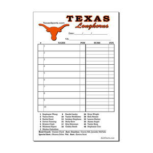 Ontwerp Je Eigen Gepersonaliseerde Honkbal & Softbal Line-Up Kaarten 4-Parts 36Games Met Je Eigen Logo - Product Image 2