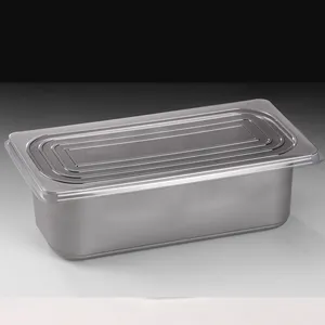 5 Liter Eis behälter biologisch abbaubare Box Verpackung Kunststoff Kuchen box Einweg-Lebensmittel behälter