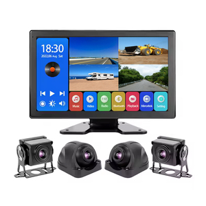 Monitor con pantalla táctil de 10,36 pulgadas y 4 canales 1080P para coche, furgoneta, camión, IA, BSD, Android Auto - Product Image 1