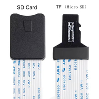 Câble adaptateur d'extension de lecteur de carte TF mâle vers Micro SD femelle 10/25/48/62 cm pour GPS de voiture, téléphone, télévision, caméra