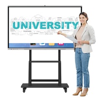 75 Inch Kinderen Kantoor Display Classroom Elektronische Prijs Screen School Digitale Flat Panel Smart White Board Interactive Whiteboard